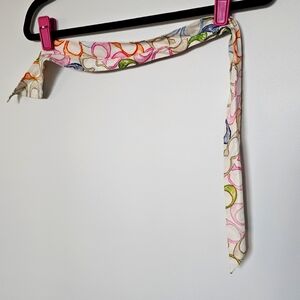 Coach mini silk scarf